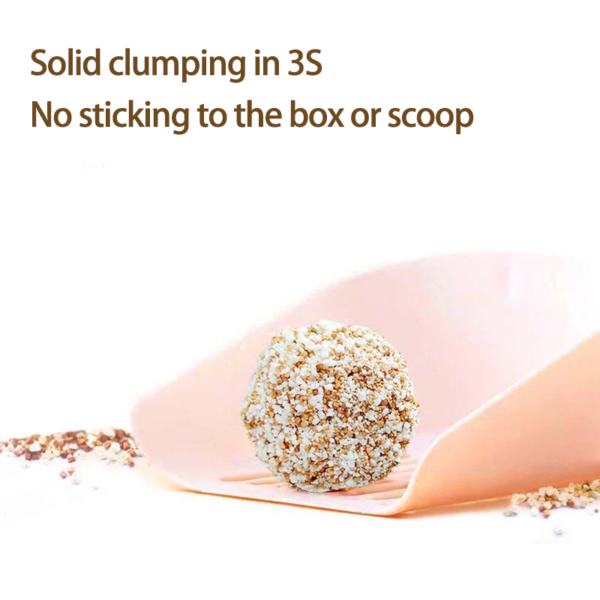 Walnut shell and cassava mixed cat litter