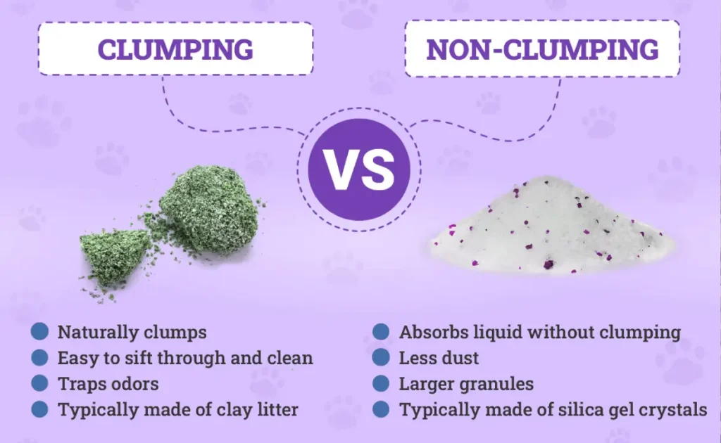 clumping cat litter vs non clumping