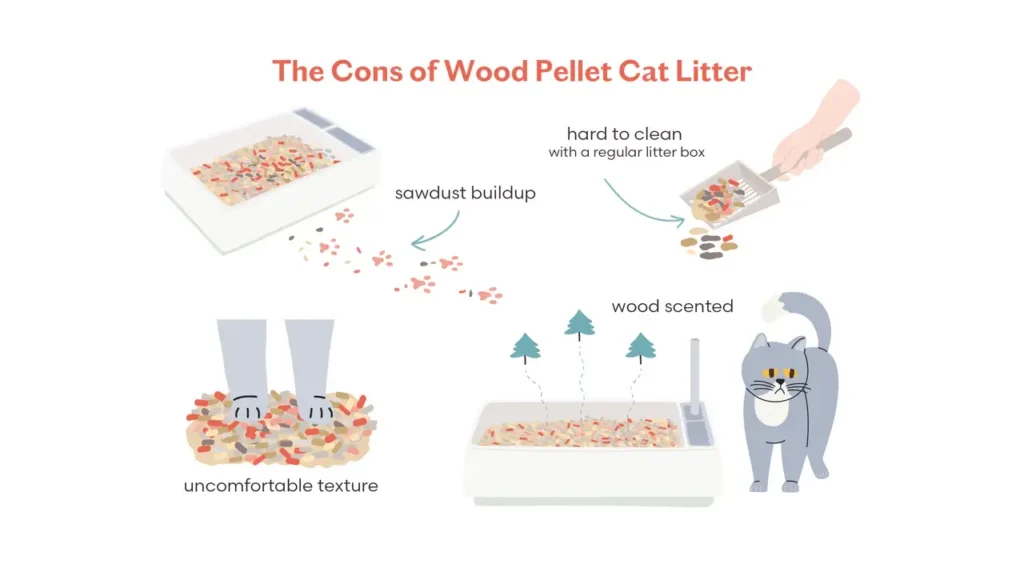 cons of horse bedding for cat litter