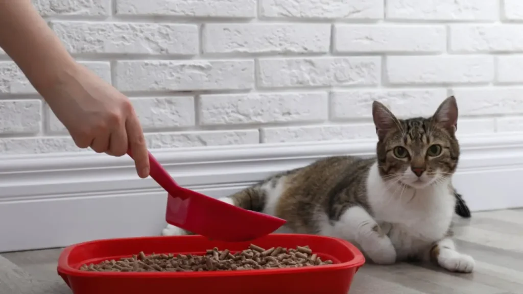 how much cat litter in a litter box