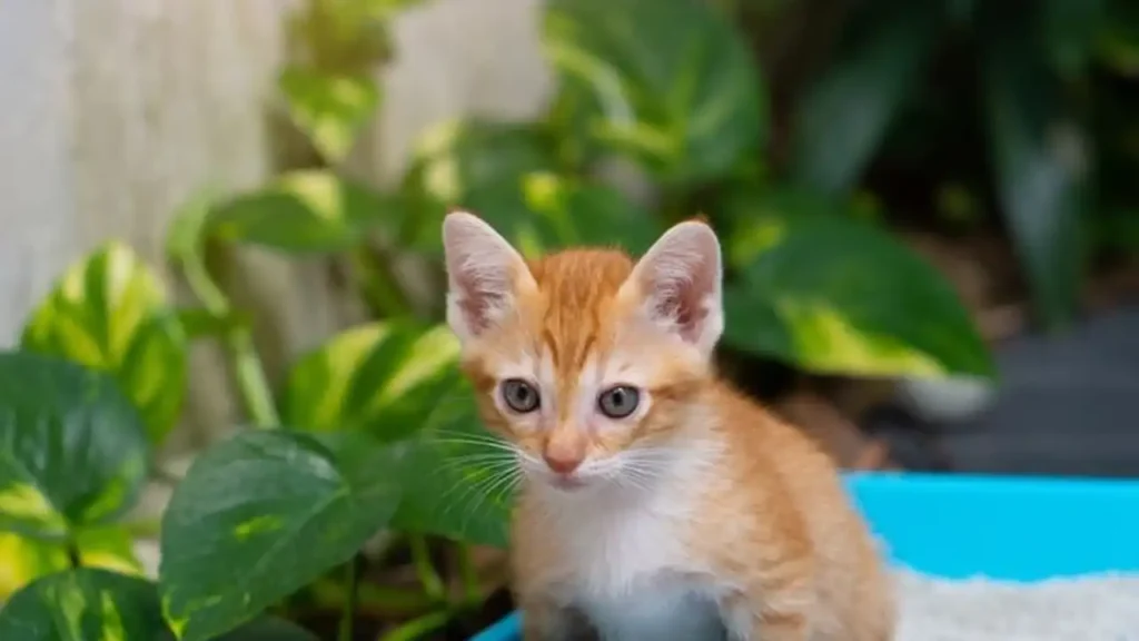 how to train an outdoor cat to use litter box