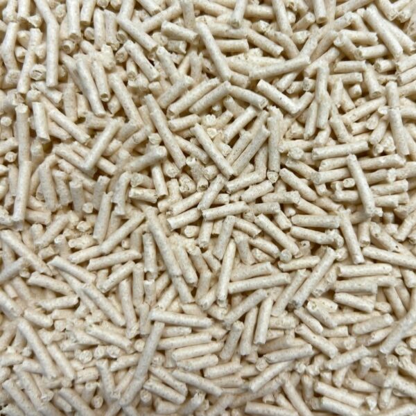 Crushed tofu cat litter granules