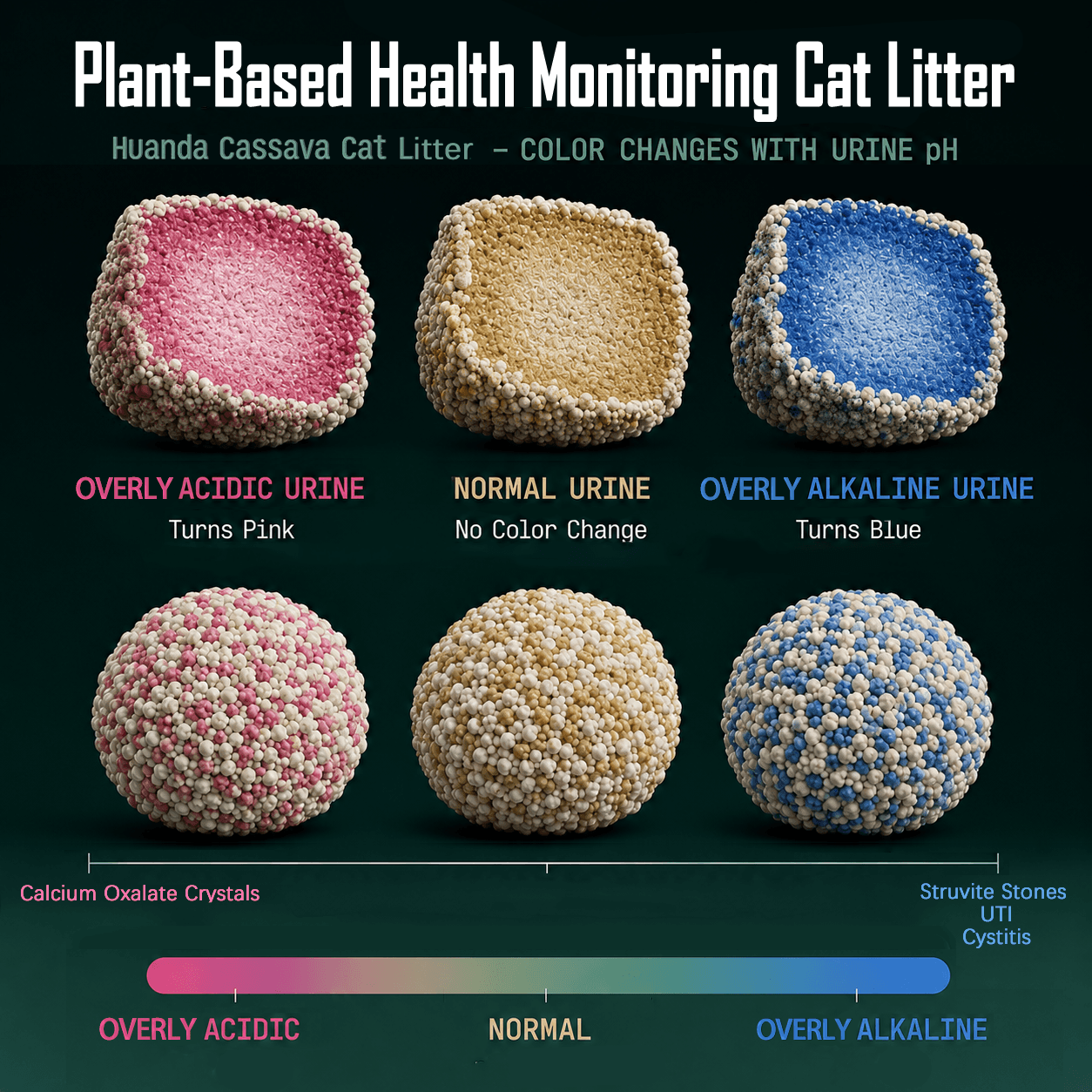 Cassava Health Monitoring Cat Litter
