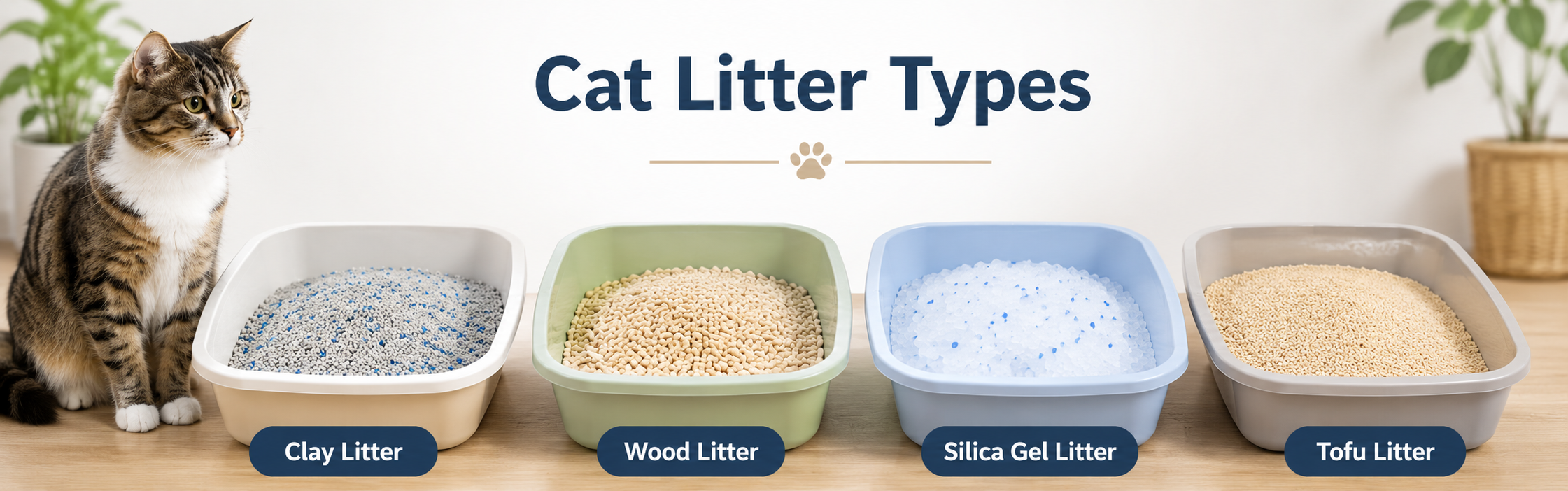 Cat Litter Types comparison overview