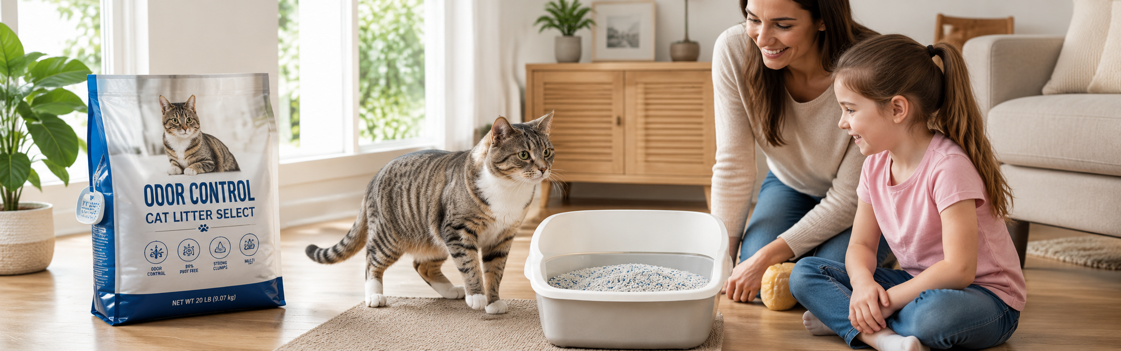 Odor Control Cat Litter Select — which formula for which need