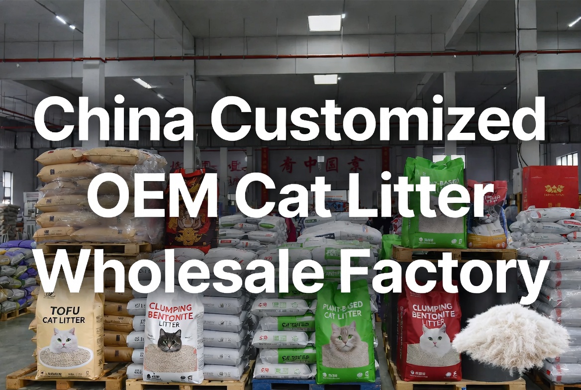 OEM cat litter factory formula blending and packaging line