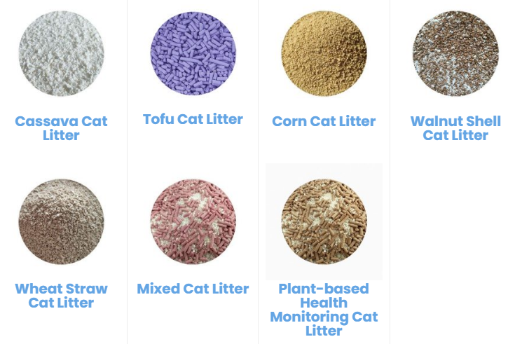 Wholesale cat litter formula types produced in China