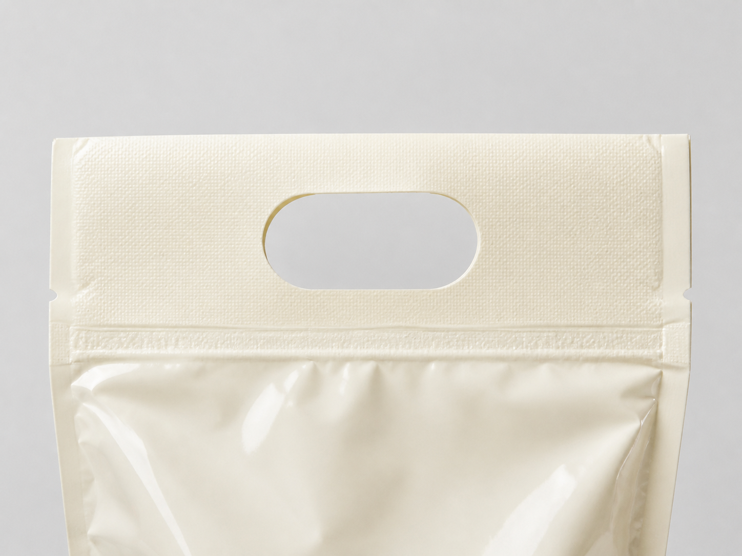 Die-cut handle packaging illustration