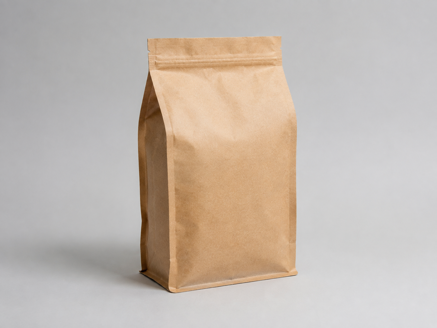 Kraft paper packaging illustration