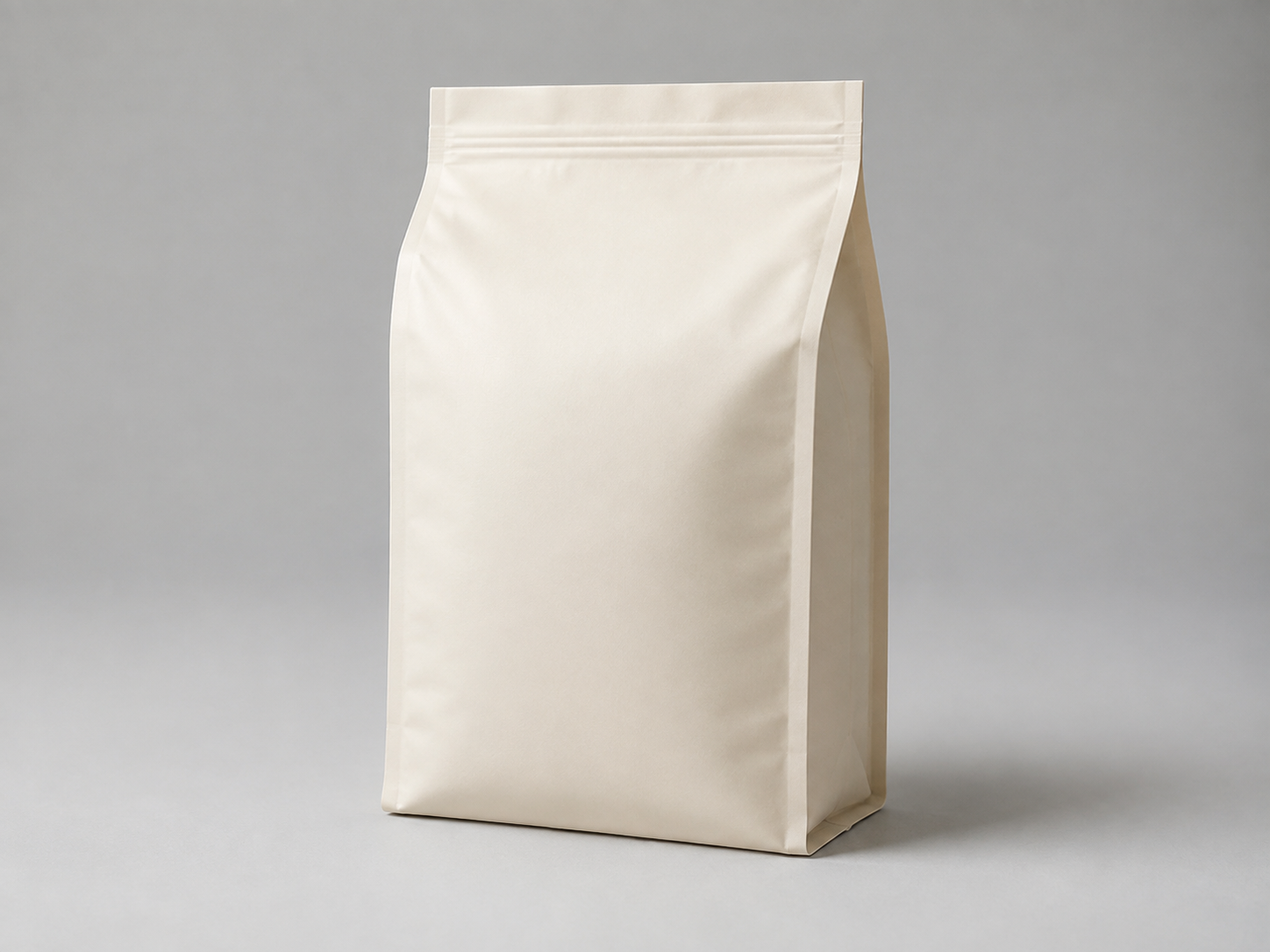 Flat bottom packaging illustration