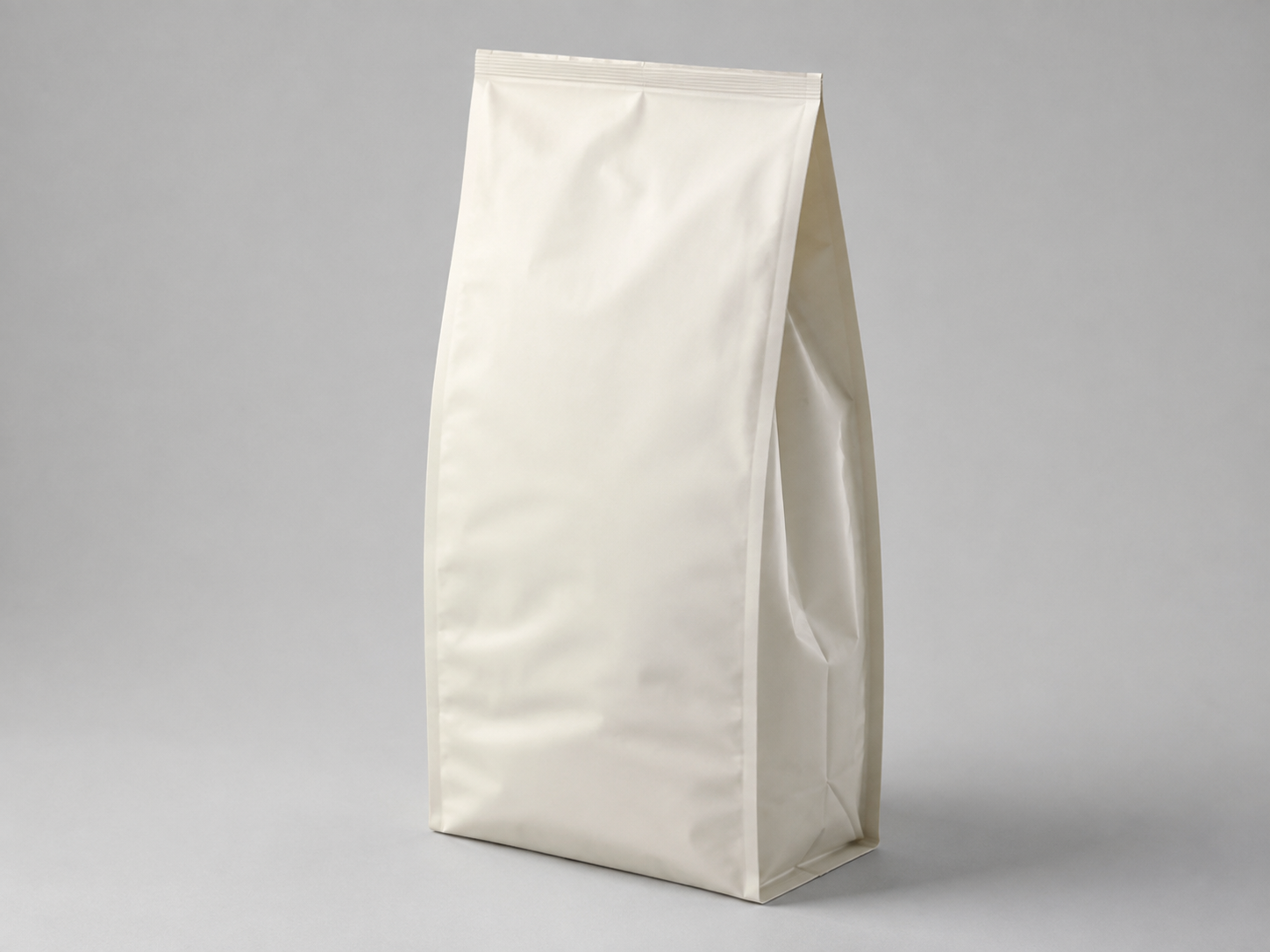 Side gusset packaging illustration